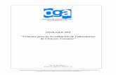 OGA-GLE-023 Criterios para la Acreditación de … · Duberly Barillas Carlos Archila 2018-07-12 1 Hoja ... Universidad de San Carlos de Guatemala, Facultad de Ciencias Químicas