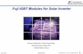 Fuji IGBT Modules for Solar Inverterver4).pdf · Jan. 2015 MT5F27333 © Fuji Electric Co., Ltd. All rights reserved. 3 Simple schematics of solar inverter Inverter Transformer Solar