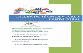 TALLER DE TÉCNICA VOCAL Y CANTO CORAL - …amece.es/wp-content/uploads/Programa-Taller-Canto-1_956.pdf · Los participantes en el taller encontrarán múltiples beneficios en los
