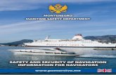 MONTENEGRO MARITIME SAFETY DEPARTMENT - pomorstvo… · maritime safety department . ... 067 642 179; 030/313-241 assistance and information: ... 067 642 179; 030/313-241 7 maritime