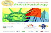 4pm Anesthesiology - Home - The New York State …€¦ · iv NYSSA • 67th Annual PostGraduate Assembly in Anesthesiology •  Contents There may have been changes …