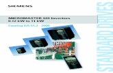 MICROMASTER 420 Inverters 0.12 kW to 11 kW R · Semiconductor-Protection Fuses SITOR Order No.: German: E20002-K4094-A111-A3 English: E20002-K4094-A111-A2-7600 ... SITOR and SIVOLT