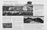 Boyle News - Boyle McCauley Newsbmcnews.org/pdf/01-OCT-2007.pdf · ley for six years and have ... The Boyle KtcCauley Sews is a non-prof- it newspaper published monthly by the Boyle