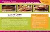 -Fresh Miner Wix Reduces Metallic notes in Imported Meats ... · Reduces Metallic notes in Imported Meats! ... What is Miner? A proprietary blend of natural ﬂ avor ingredients exclusively
