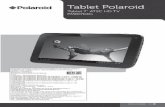 Tablet Polaroid - Diamond Electronics · Tablet 7 ATSC HD TV ... No acerque o raye con objetos con filo la pantalla LCD. ... Escuchar los audífonos en un nivel excesivo puede dañar