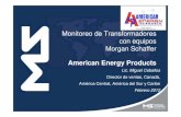 Monitoreo de Transformadores con equipos Morgan …americanenergyproducts.com/documentos/Presentacion... · Monitores Calisto • Mide hidrógeno, monóxido de carbono y agua •