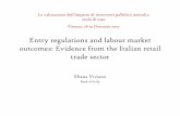 Entry regulations and labour market outcomes: …local.disia.unifi.it/iniziative_sc/convegni/w18gen07/slides/Vivian... · Entry regulations and labour market outcomes: Evidence from