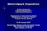 ElectroSpark Deposition - Defense Technical Information Center · ElectroSpark Deposition ... Norma Price Advanced Surfaces And Processes, Inc. ... ASTM E8. January 25, 2007 Advanced
