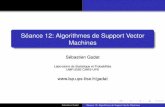 Séance 12: Algorithmes de Support Vector Machinesgadat/Ens/M2SID/12-m2-SVM.pdf · Introduction Mod`ele Separation lin´ ´eaire par SVM S´eparation non lin eaire avec SVM´ Douzieme