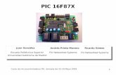 PIC 16F87X - Página Principal - WikiRobotics€¦ · PIC 16F87X Curso de microcontroladores PIC. ... Vamos a mover los 8 servos mediante interrupciones para poder realizar otras