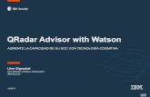 QRadar Advisor with Watson · Nivel 1 Analista Nivel 2 Analista Nivel 3 ... •Avaluar actividad de usuarios y ... 5-10 actualizaciones / hora! 100K actualizaciones / semana! 2.3M