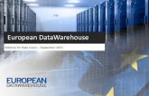 European DataWarehouse · European DataWarehouse Webinar for Data Users –September 2015 . Important Legal Information By participating in this presentation you will be deemed to