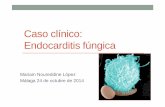 Caso clínico: Endocarditis fúngica - SEICAVseicav.org/wp-content/uploads/2014/10/Caso_Clinico_Noureddine.pdf · Pneumocystis jirovecii. Resistance has not yet been reported. ...