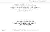 Analog-Digital Converter Module A1S68AD - mitsubishi plcANALOG DIGITAL CONVERTER... · MELSECASeries Programmable Logic Controllers User's Manual Analog-Digital Converter Module A1S68AD