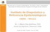 Instituto de Diagnóstico y Referencia Epidemiológicosnew.paho.org/hq/dmdocuments/2010/Presentacion-Indre-Mexico.pdf · Técnicas. Dirección de Diagnóstico y Referencia. Departamento.