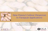 New Peanut Cultivar Response to Paraquat Applications · New Peanut Cultivar Response to Paraquat Applications ... 22 6452 5856 31 6206 5723 P ... New Peanut Cultivar Response to