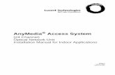 AnyMedia Access System - Nokia Networks · AnyMedia® Access System (24 Channel) Optical Network Unit Installation Manual for Indoor Applications Issue 1 June 2002 363-211-521