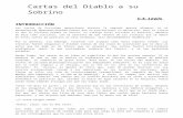 Microsoft Word - 466257DB-1871-0879F9. · Web viewCartas del Diablo a su Sobrino C.S. Lewis INTRODUCCIÓN