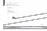 FLX Stix NDPro - FEELUX · FLX Stix NDPro Specification - Voltage : DC 24V - Operating temperature : 0~45°C - Lamp life : 50,000hr/70% - Available color : 2700K ... (22 1/4”) FLX