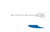 Mitel IP Phone User Reference Guide - Giant .silhouette Mitel IP Phone User Reference Guide Release