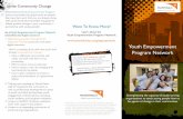 Youth Empowerment - World Vision U.S. Programs · aining r T 2.and coaching y bWorld Vision staff to implement the cur iculum r as well as professional development in areas of youth