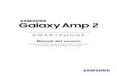 Samsung Galaxy Amp 2 J120AZ manual del usuario - Cricket · La capacidad disponible real de la memoria interna es menor que la capacidad especificada debido a que el sistema operativo