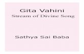 Gita Vahini - Sathya Sai Baba .Gita Vahini, a synopsis of each chapter is included at the beginning