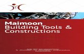 Maimoon Building Tools & Constructions data/Brochure_3_A4.pdf · Grade ASTM A36 M16x200 o t M16x300 ... Flat Round Washers Circlip Ring Washer ... Plain steel bar • Application: