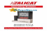 Operating Bulletin - Alicat Scientific, Inc. · ALICAT MODBUS OPERATING BULLETIN ... operating manual for a description of the supported commands. ... Command ID RW 1000 See Section