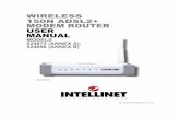 WIRELESS 150N ADSL2+ MODEM ROUTER USER MANUALassets.mhint.s3.amazonaws.com/downloads/7167/524872_524896_03... · This is an all-in-one modem, router, Wireless N access point, firewall