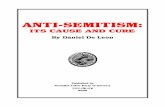 ANTI-SEMITISM - Marxists Internet Archive · There is no anti-Semitism? Then, perchance, there is no Semitism, either? From the most orthodox to the most “liberal” or “reformed