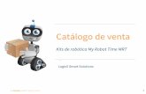 Kits de robótica My Robot Time MRT · Kits orientados a cursos y talleres de robótica y programación, con manuales detallados (en inglés) para la construcción de los robots y