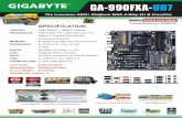 GIGABYTE NPI MB 990FXA-UD7businesscenter.ca.gigabyte.com/.../NPI/GIGABYTE_NPI_MB_990FXA-UD7.pdf · AMD 990FX + SB950 Chipset AMD AM3+ FX / AM3 Phenom™ II, Athlon™ II series Processors