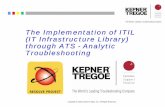 The Implementation of ITIL (IT Infrastructure Library ... · ¾ITIL (the IT Infrastructure Library) is the most widely accepted approach to IT service management in the world, ITIL