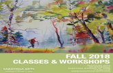 FALL 2018 - saratoga-arts.org · PAINTING CHINESE BRUSH PAINTING with Linda Schultz Nature is the heart of Chinese Brush painting. It is intended to be a meditative and spontaneous