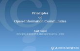 Principles Open-Information Communities - Fujitsu · Open-Information Communities Karl Fogel ... Jani Averbach  ... Daniel Berlin