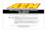Ford Injector Adapter Harness User Manual 30-3805-01 Infinity... · Ford Injector Adapter Harness User Manual ... Plle E as x e t ree n ad s tih o e n e n H t a ire r nU e ... Ford