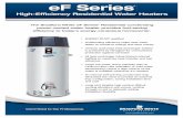 eF Series® Residential Sell Sheet EFR-SS - Amazon S3 · The Bradford White eF Series® Residential condensing power-vented water heater provides fuel-saving efficiency to today’s
