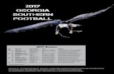 2017 GEORGIA SOUTHERN 2017 SEASON FOOTBALL … · COACHING STAFF THE EAGLES STUDENT SERICES 2016 REIE RECORDS ... 167 No. 3 Adrian Peterson ... Cassie De Leon
