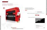 HYDRAULIC PRESS BRAKES MP1400CNC MP3003CNC - … · HYDRAULIC PRESS BRAKES REQUEST ADJUSTED QUOTATION The hydraulic sheet metal working equipments are manufactured in welded and stabilized