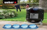 The Weber® Smokey Mountain Cooker™ · 2 Your Weber® Smokey Mountain Cooker™ is a special piece of equipment, and it’s important to know how all of the parts work together