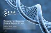 XPERIENCE THE POWER OF LINICAL GENETIC TESTING · Tavares Atribuido por el Presidente de la Republica en el 10 de junio 2012 ... República Dominicana Rumanía Serbia Singapur Suecia