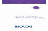 microbial identi cation - jornades.uab.catjornades.uab.cat/...id_microstation_id_microlog_id_omnilog_combo.pdf · Biolog’s MicroLog® manual microbial ID system is the ideal choice