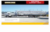 EXPLOSIVE SUPPORT / ANFO - Ground Force Worldwide · EXPLOSIVE SUPPORT / ANFO ANFO trucks are available with auger, pneumatic, or a combination of both product delivery systems. EXPLOSIVES