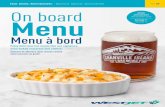 On board menu - WestJet · Lite-Bite, Snack and Tapas boxes are not available as a snack option in the sandwich and snack combos. Les petites bouchées ainsi que les boîtes à collations