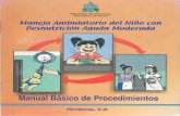 Manual Básico de Procedimientos Manejo Ambulatorio del ... /Manejo ambulatorio... · familiar 2001, sólo 1.0 % de los niños y niñas menores de 5 años de edad en ... Manual Básico