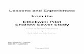 Lessons and Experiences from the Ethekwini Pilot Shallow ... Hub Documents/Research Reports/1146-1-04.pdf · Lessons and Experiences from the Ethekwini Pilot Shallow Sewer Study Report