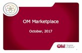 OM Marketplace · Contents Page # OM Marketplace Basics 3 About OM Marketplace 4 Login 5 User Preferences 8 Order Management 17 Place An Order 18 Quick Key 27 Upload Order 29