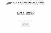 CAT 2000 - poolweb.net · CAT 2000 Automated Controller OWNER'S MANUAL INSTALLATION OPERATION MAINTENANCE SPECIFICATIONS