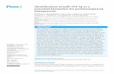 Identification of miR-194-5p as a potential biomarker for ... · analysis was performed on pooled blood samples to identify potential miRNA ... miR-194-5p expression in women with